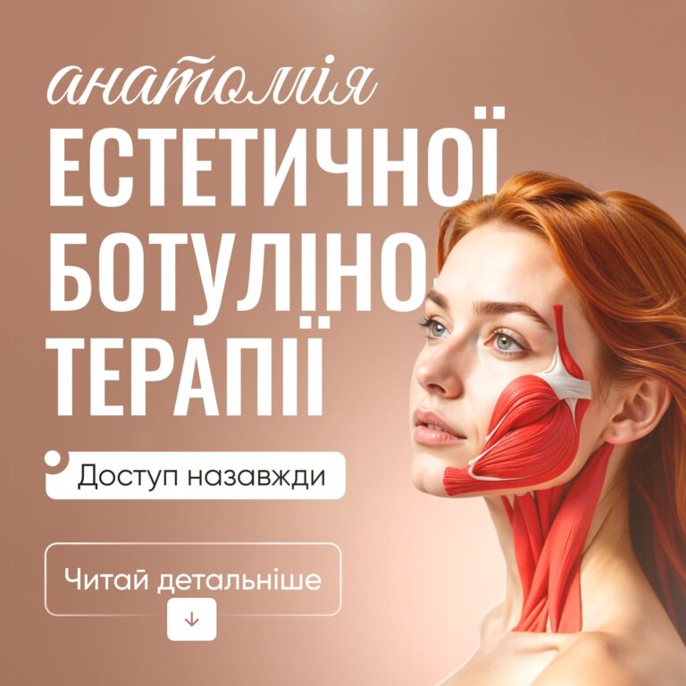 Анатомія естетичної ботулінотерапії