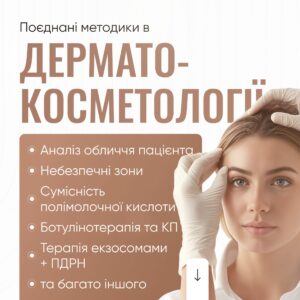 Поєднані методики в дерматокосметології
