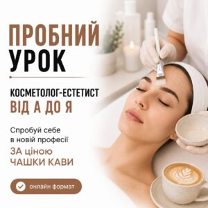 Пробний урок «Косметолог-естетист: майстерність»