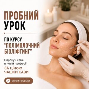 Пробний урок по курсу "Полімолочний біоліфтинг"